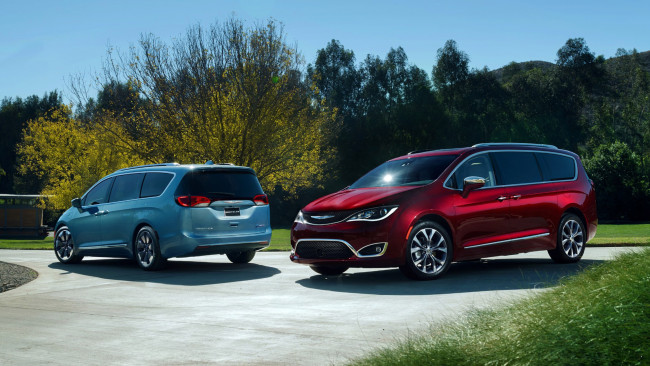 Обои картинки фото chrysler pacifica hybrid 2017, автомобили, chrysler, pacifica, hybrid, 2017