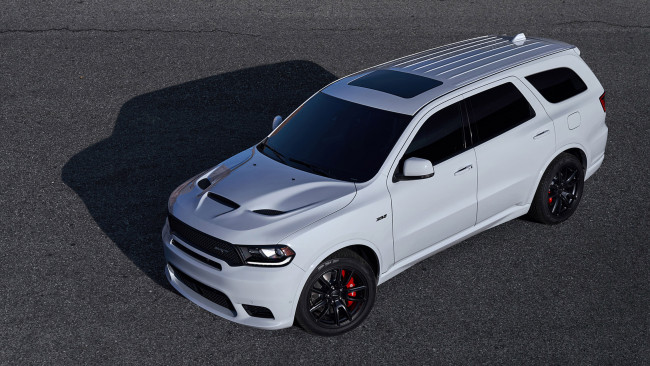 Обои картинки фото dodge durango srt 2018, автомобили, dodge, белый, внедорожник, 2018, srt, durango