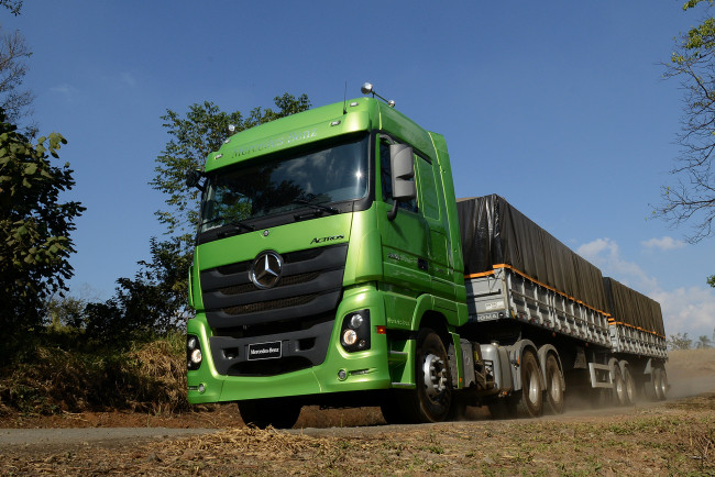 Обои картинки фото автомобили, mercedes trucks, mercedes, benz