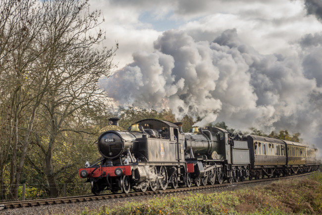 Обои картинки фото техника, паровозы, рельсы, паровоз