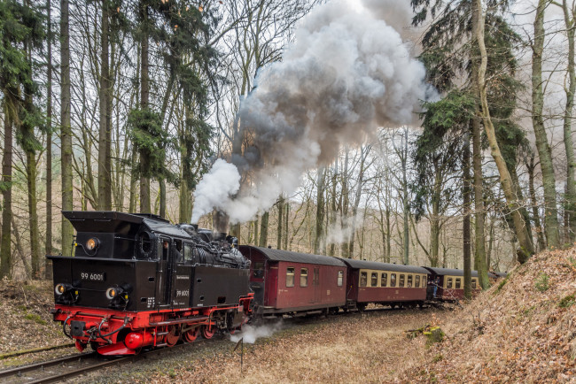 Обои картинки фото техника, паровозы, рельсы, паровоз