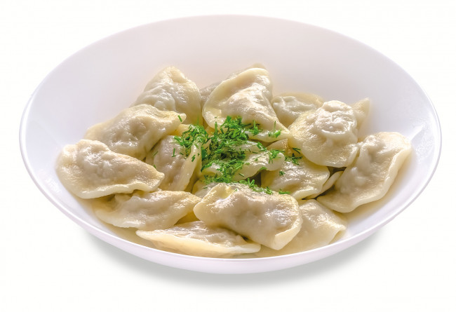 Обои картинки фото еда, пельмени,  манты,  вареники, вареники, тарелка