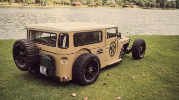 Картинка автомобили toyota fj40 1uz v8 start-up