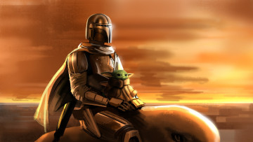 Картинка рисованное кино +мультфильмы din yodle мандалорец