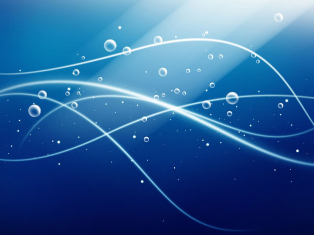 Обои картинки фото 3д графика, абстракция , abstract, линии, пузыри, вода