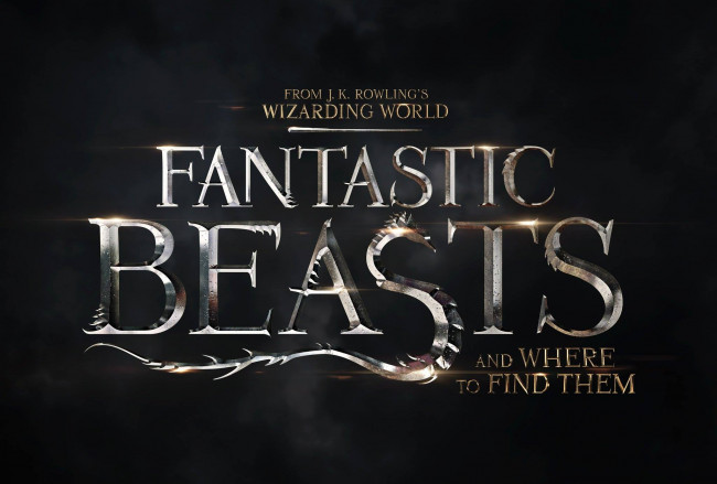 Обои картинки фото кино фильмы, fantastic beasts and where to find them, надпись, название