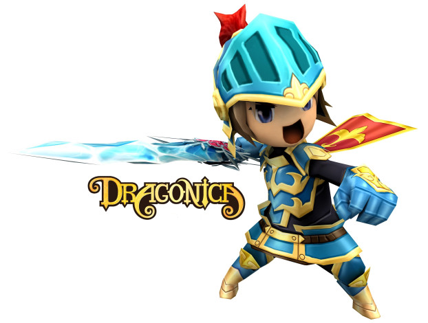 Обои картинки фото видео игры, dragonica, персонаж, рыцарь, оружие, меч