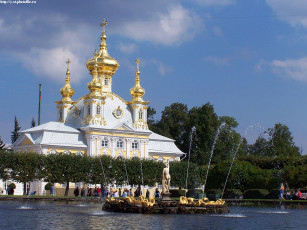 Картинка петергоф верхний парк лето 2005 города санкт петербург россия