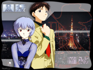 Картинка аниме evangelion