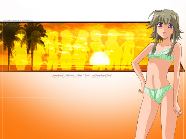 Обои картинки фото аниме, shuffle