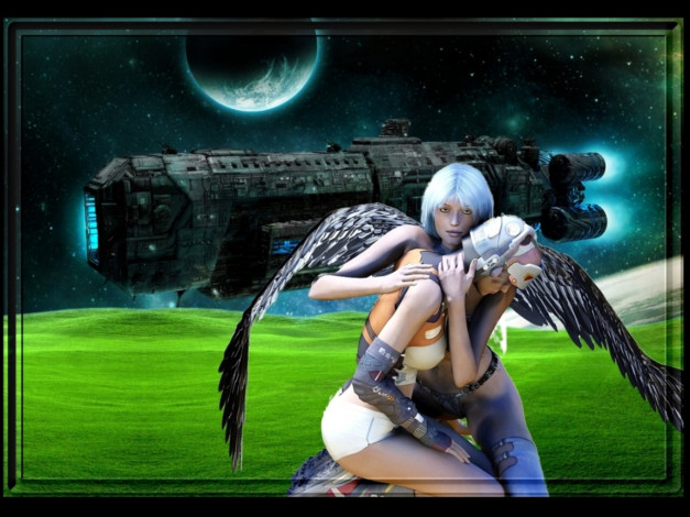 Обои картинки фото фэнтези, ангелы