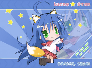 Картинка аниме lucky star