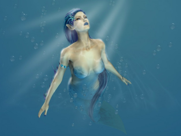 Обои картинки фото фэнтези, русалки