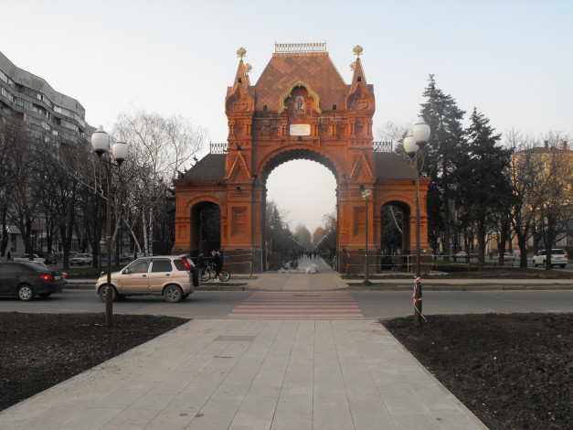 Обои картинки фото краснодар, ул, красная, города, другое