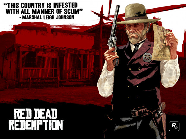 Обои картинки фото red, dead, redemption, видео, игры