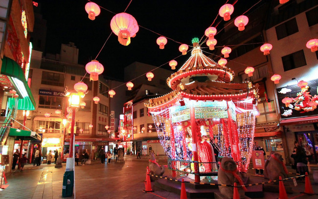 Обои картинки фото города, огни, ночного