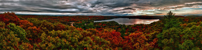 Обои картинки фото природа, реки, озера, канада, онтарио, hdr