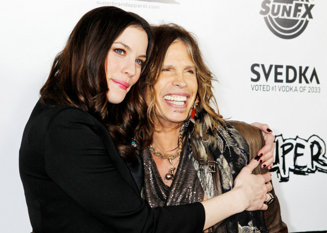 Обои картинки фото разное, знаменитости, liv, tyler, steven