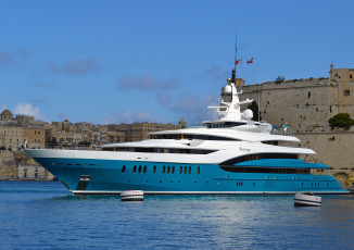 Картинка superyacht sunrays корабли Яхты суперяхта море