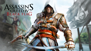 Картинка assassin`s creed iv black flag видео игры пистолет сабля