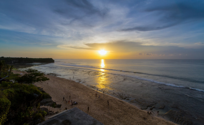 Обои картинки фото природа, восходы, закаты, рассвет, солнце