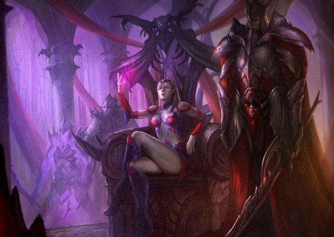 Обои картинки фото фэнтези, красавицы, чудовища, монстры, королева