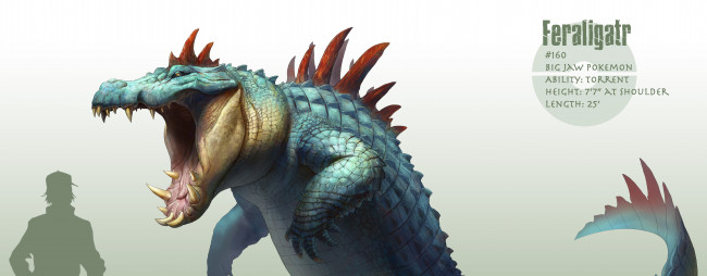 Обои картинки фото аниме, pokemon, силуэт, пасть, клыки, шипы, покемон, арт, существо, светлый, фон