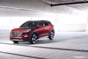 Картинка автомобили hyundai красный us-spec tucson 2016 г