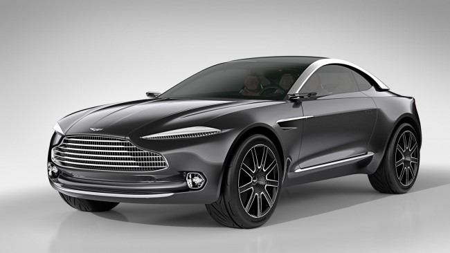 Обои картинки фото aston martin dbx concept 2015, автомобили, aston martin, aston, martin, dbx, concept, 2015, серый, car