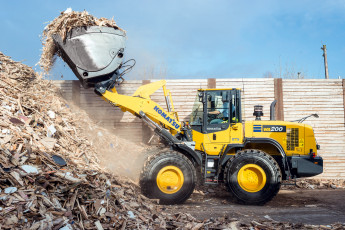 Картинка техника фронтальные+погрузчики komatsu