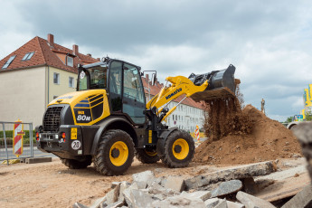 Картинка техника фронтальные+погрузчики komatsu