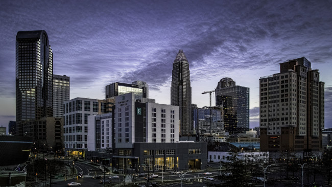 Обои картинки фото charlotte, города, - панорамы, высотки