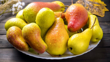 Картинка еда груши капли