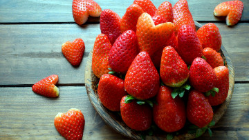 Картинка еда клубника +земляника ягоды