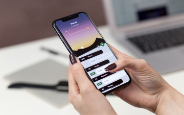 Картинка iphone+x бренды iphone x смартфон 4k hi-tech smartphone hands 10 apple технологии экран