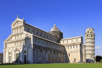Картинка города пиза+ италия простор