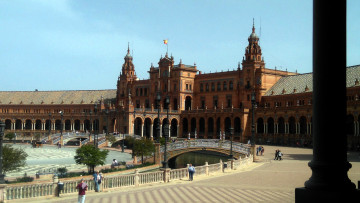 Картинка города севилья+ испания мостики