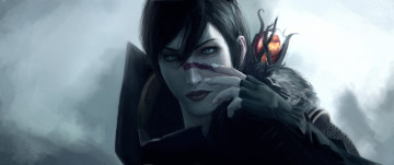 Картинка видео+игры dragon+age+2 человек фон взгляд