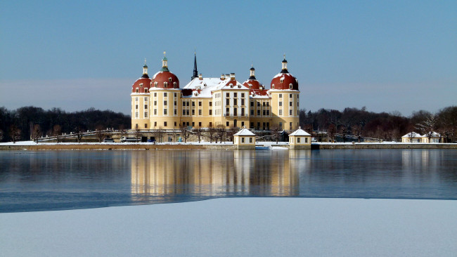 Обои картинки фото moritzburg castle, города, замок морицбург , германия, moritzburg, castle