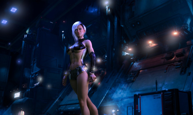 Обои картинки фото 3д графика, фантазия , fantasy, девушка, фон, взгляд, униформа