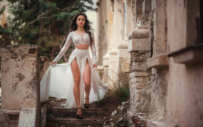 Обои картинки фото девушки, - брюнетки,  шатенки, красивая, девушка