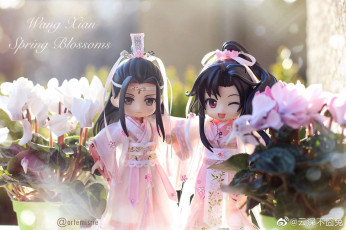 Картинка разное игрушки лань ванцзи вэй усянь куклы цветы