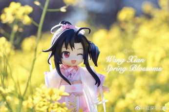 обоя разное, игрушки, вэй, усянь, кукла, цветы