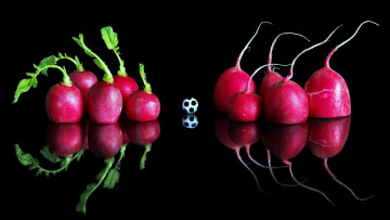 Картинка еда редис +репа +редька красный