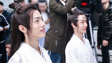 Картинка разное знаменитости сяо чжань ван ибо съемки