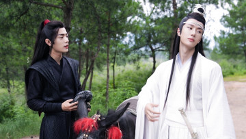 Картинка разное знаменитости сяо джань ван ибо вентилятор осел костюмы