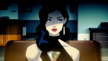 Картинка видео+игры agents+of+mayhem девушка бокал