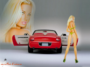 Картинка автомобили авто девушками