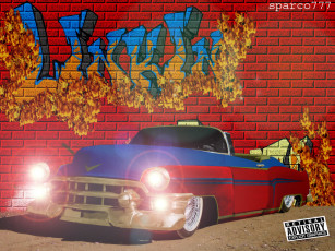 Картинка caddy 1953 by sparco автомобили cadillac