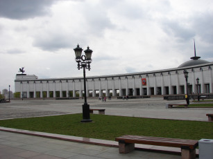 Картинка панорама поклонной горы города москва россия